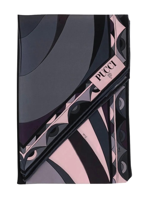 PUCCI graphic-print silk scarf - Grey - zdjęcie produktu nr 2