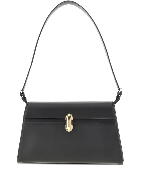 Savette Symmetry leather shoulder bag - Black - zdjęcie produktu nr 1