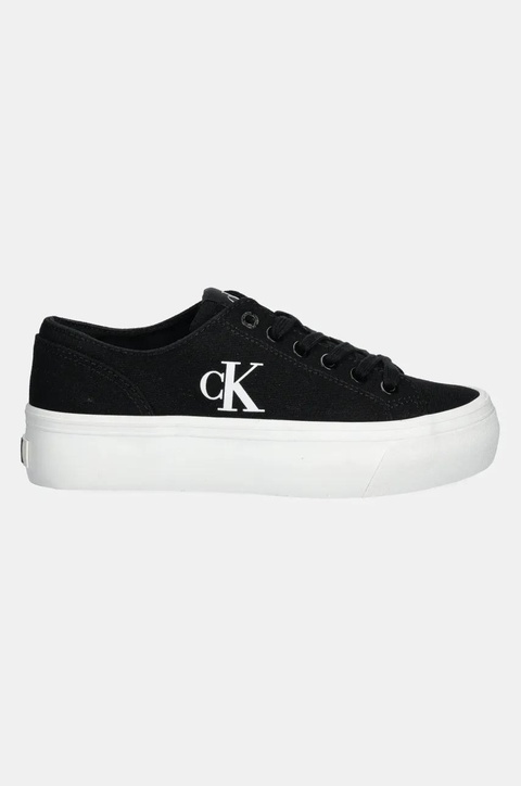 Calvin Klein Jeans tenisówki VULC FLATFORM LOW CV MG damskie kolor czarny YW0YW01763 - zdjęcie produktu nr 2