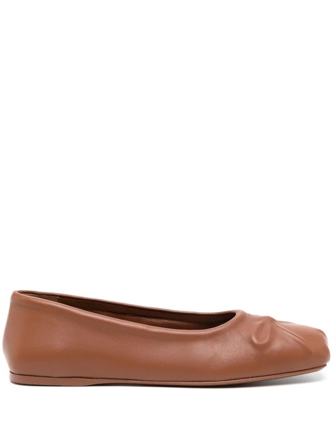 Marni leather ballet flats - Brown - zdjęcie produktu nr 1