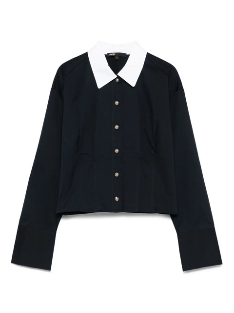 Maje button-fastening collared shirt - Blue - zdjęcie produktu nr 1