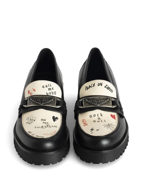 Zadig&Voltaire Joecassin leather loafers - Black - zdjęcie produktu nr 2