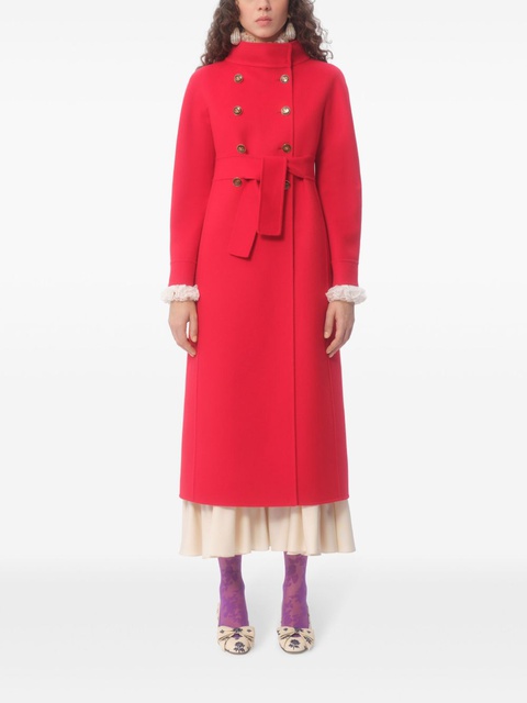Valentino Garavani compact drap coat - Red - zdjęcie produktu nr 2