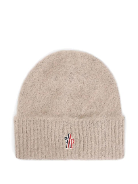 Moncler Grenoble alpaca wool beanie - Brown - zdjęcie produktu nr 1