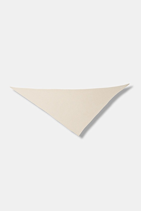 Tommy Hilfiger chusta wełniana kolor beżowy gładka AW0AW18516 - zdjęcie produktu nr 1