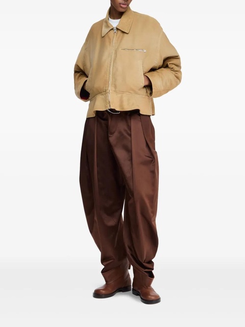 JW Anderson flared-hem jacket - Neutrals - zdjęcie produktu nr 2
