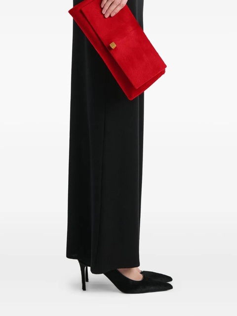 KHAITE flap detail clutch bag - Red - zdjęcie produktu nr 2