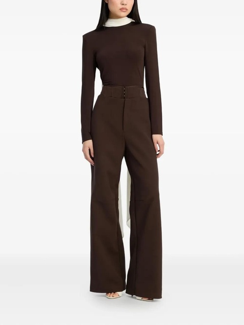 ROTATE BIRGER CHRISTENSEN corset tailored trousers - Brown - zdjęcie produktu nr 1