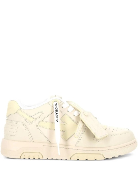 Off-White arrow leather sneakers - Neutrals - zdjęcie produktu nr 1