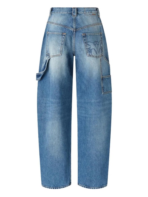 PINKO balloon-leg utility jeans - Blue - zdjęcie produktu nr 2