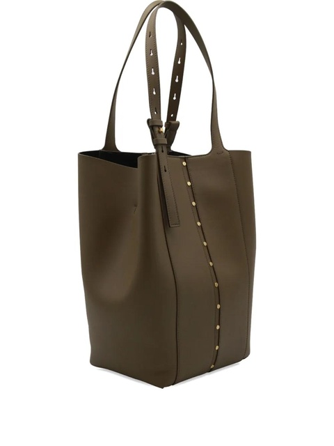 Golden Goose 24/7 Bag North South belted studded tote bag - Green - zdjęcie produktu nr 1