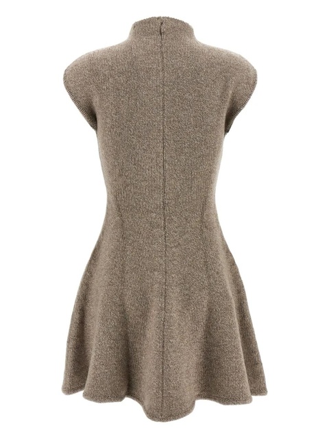 Magda Butrym Marled high-neck flared mini dress - Neutrals - zdjęcie produktu nr 2