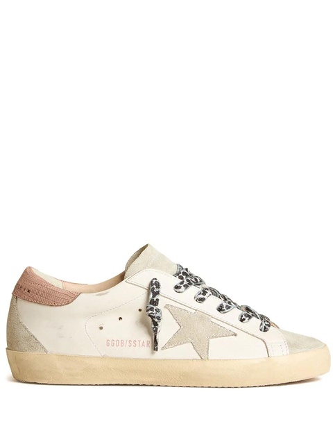 Golden Goose Super Star panelled leather sneakers - White - zdjęcie produktu nr 1