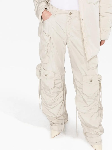 The Attico high-waisted cargo trousers - Neutrals - zdjęcie produktu nr 2