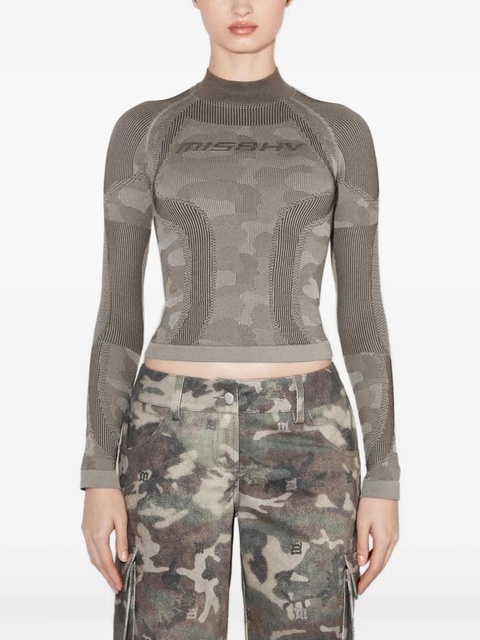 MISBHV camo jacquard long-sleeve top - Grey - zdjęcie produktu nr 2