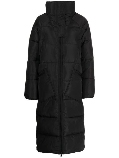 GANNI oversized puffer coat - Black - zdjęcie produktu nr 1