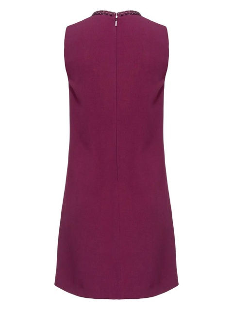 PINKO jewel-neck mini dress - Purple - zdjęcie produktu nr 2