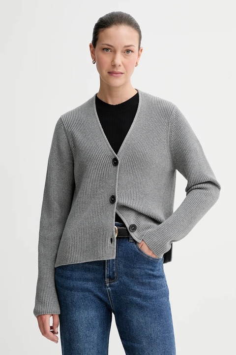 Marc O'Polo kardigan bawełniany damski kolor szary 508605961069 - zdjęcie produktu nr 1