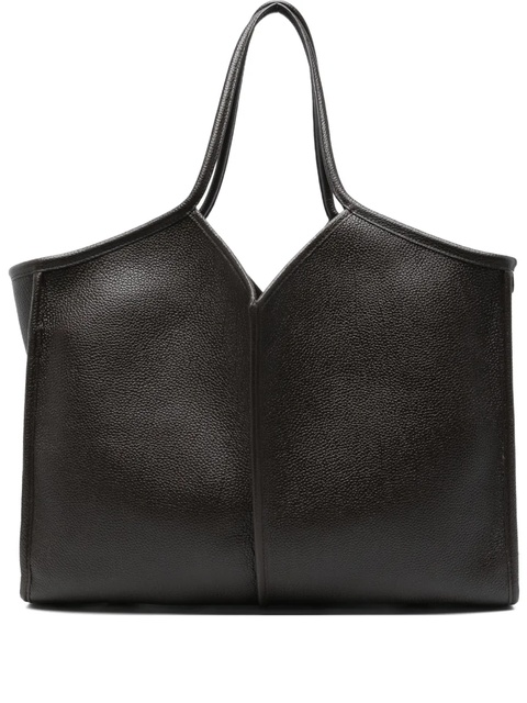 Hereu large leather tote bag - Brown - zdjęcie produktu nr 1