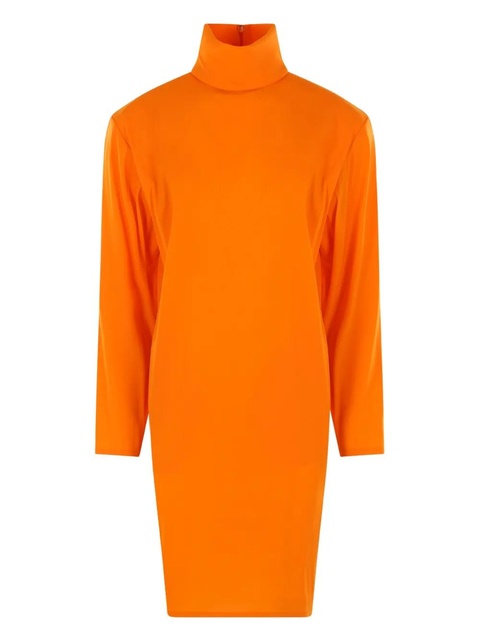 Saint Laurent zip-fastening long-sleeved dress - Orange - zdjęcie produktu nr 1