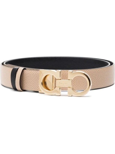 Ferragamo Gancini-buckle reversible belt - Neutrals - zdjęcie produktu nr 1