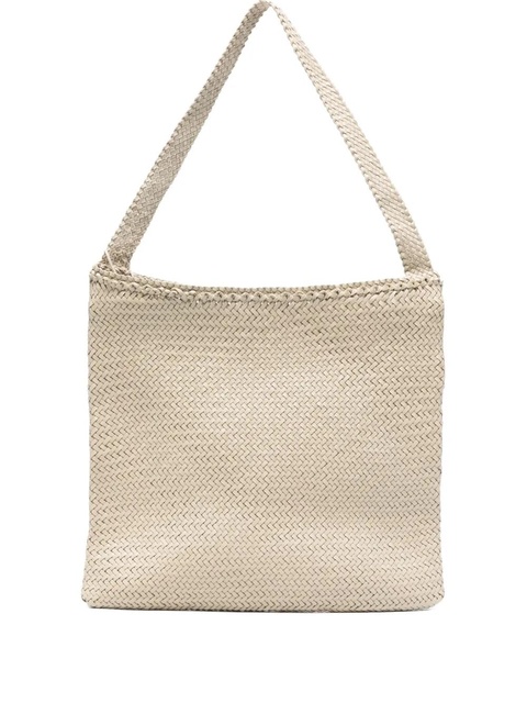 DRAGON DIFFUSION woven-leather shoulder bag - Neutrals - zdjęcie produktu nr 1