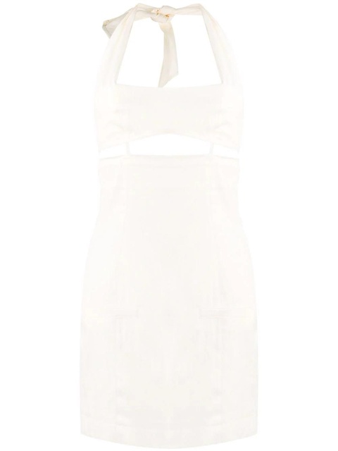 Jacquemus cut-out halter dress - Neutrals - zdjęcie produktu nr 1