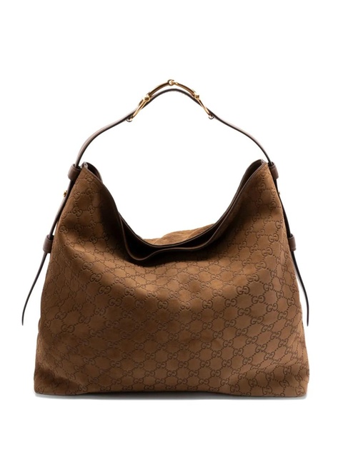 Gucci Beatrix embossed shoulder bag - Brown - zdjęcie produktu nr 1