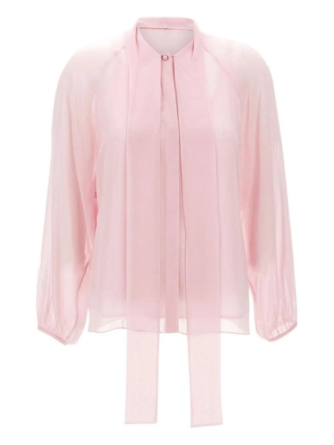 Max Mara bow long-sleeve blouse - Pink - zdjęcie produktu nr 1