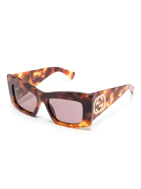 Gucci Eyewear square-frame sunglasses - Brown - zdjęcie produktu nr 2