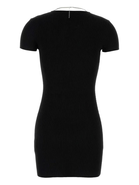 Alexander Wang ribbed short-sleeve dress - Black - zdjęcie produktu nr 2