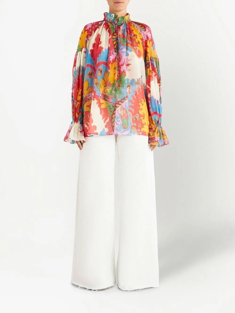 ETRO abstract-print blouse - Pink - zdjęcie produktu nr 2