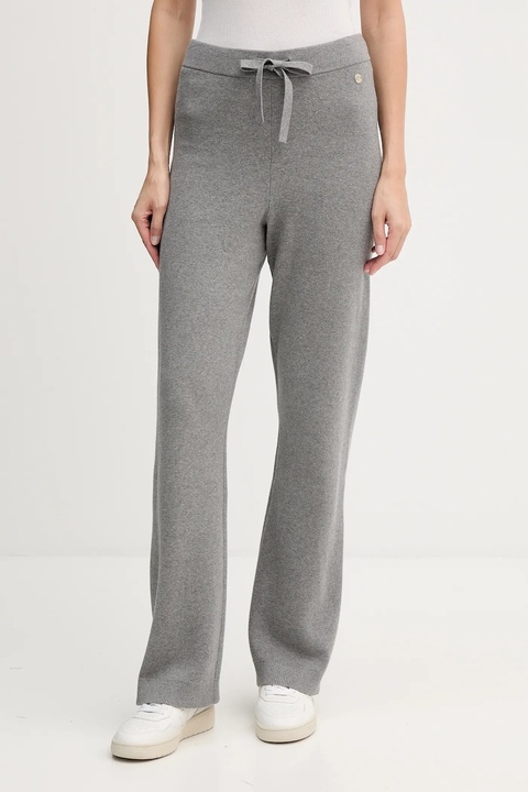 Joop! spodnie damskie kolor szary szerokie high waist 30048478 - zdjęcie produktu nr 1
