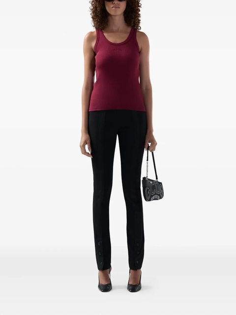 GCDS ribbed embroidered tank top - zdjęcie produktu nr 2