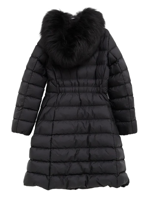 Moncler Khloesse shearling-trim quilted jacket - Black - zdjęcie produktu nr 2