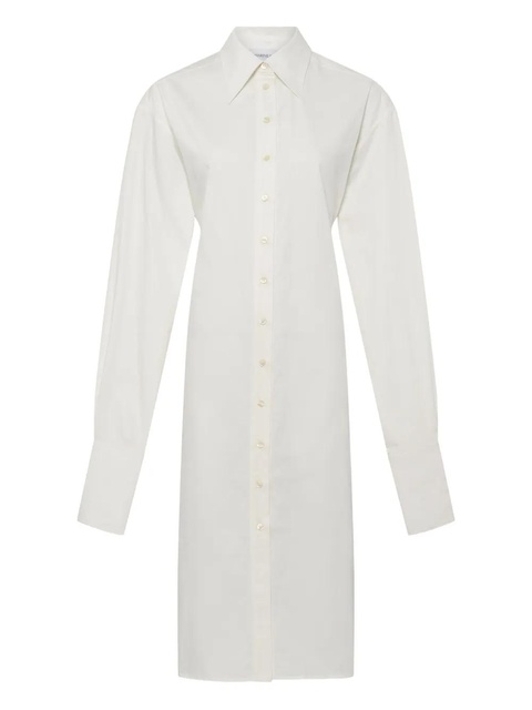 Marine Serre belted shirt dress - White - zdjęcie produktu nr 1