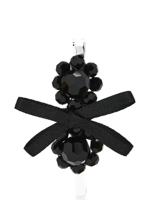Simone Rocha beaded bow hair accessory - Black - zdjęcie produktu nr 1