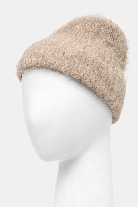 Answear.LAB czapka kaszmirowa kolor beżowy - zdjęcie produktu nr 2