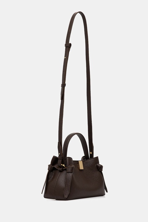 Yuzefi torebka zamszowa GYOZA kolor brązowy YUZCO-HB-MGZ-L038 - zdjęcie produktu nr 2