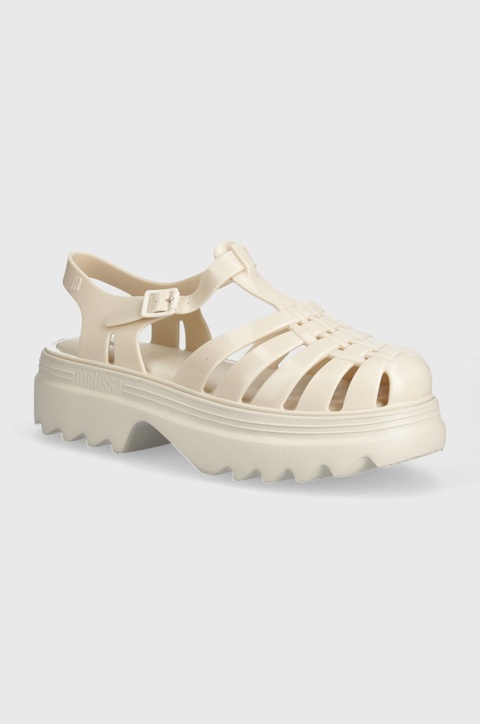 Melissa sandały POSSESSION PLATFORM II AD damskie kolor beżowy na platformie M 35818 AX283 - zdjęcie produktu nr 1