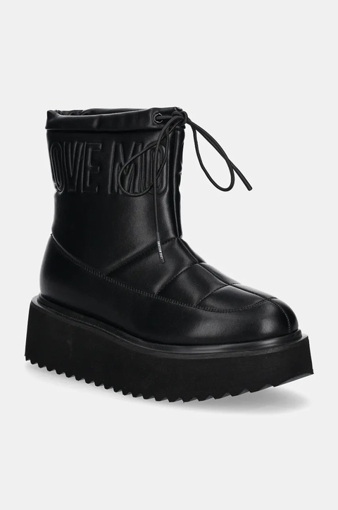 Love Moschino śniegowce kolor czarny JA24266I0LIE0000 - zdjęcie produktu nr 1