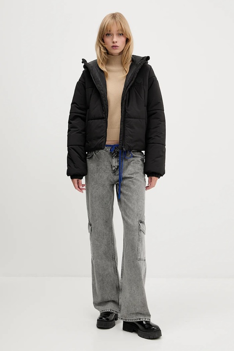 Hugo Blue kurtka kolor czarny zimowa oversize 50547675 - zdjęcie produktu nr 1