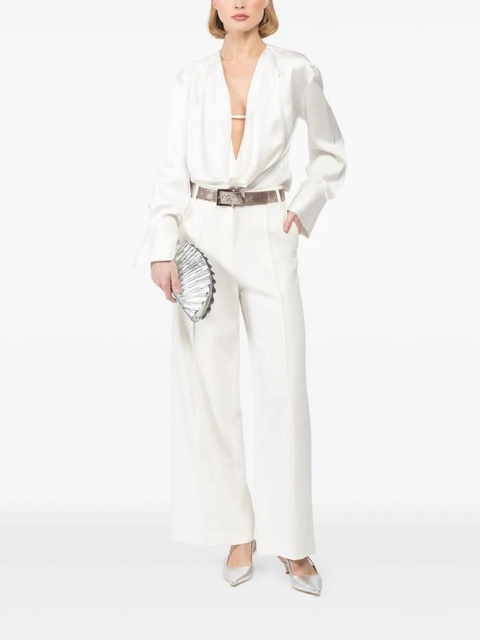 Blumarine draped blouse - White - zdjęcie produktu nr 2