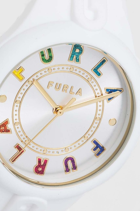 Furla zegarek damski kolor biały WW00056005L2 - zdjęcie produktu nr 1