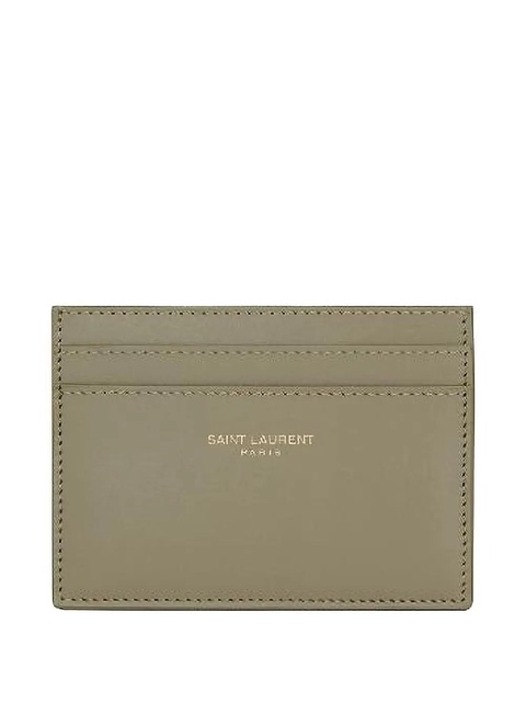 Saint Laurent calfskin cardholder - Green - zdjęcie produktu nr 1