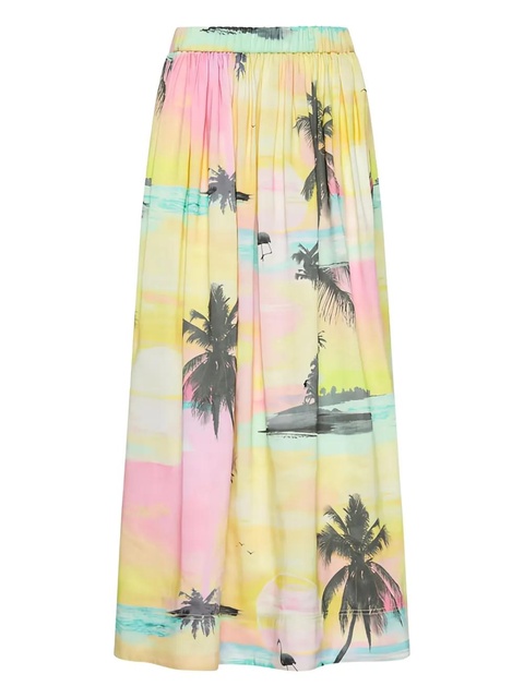 Aje NICOLETTE printed maxi skirt - Yellow - zdjęcie produktu nr 1
