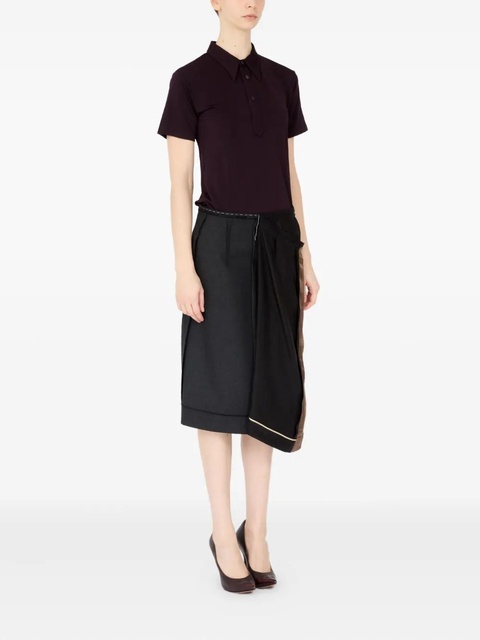 Maison Margiela asymmetrical panelled skirt - Grey - zdjęcie produktu nr 2