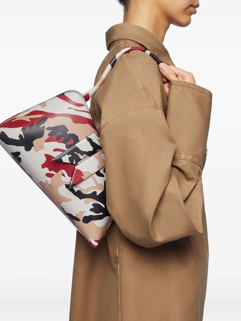 The Attico camouflage-print shoulder bag - White - zdjęcie produktu nr 1