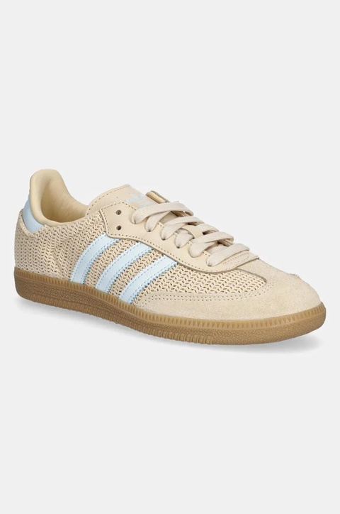adidas Originals sneakersy Samba OG damskie kolor beżowy JR8168 - zdjęcie produktu nr 1