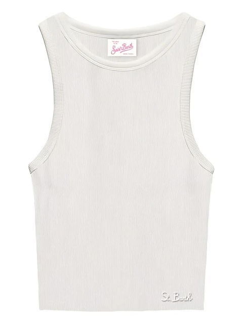 MC2 Saint Barth ribbed top - Neutrals - zdjęcie produktu nr 1